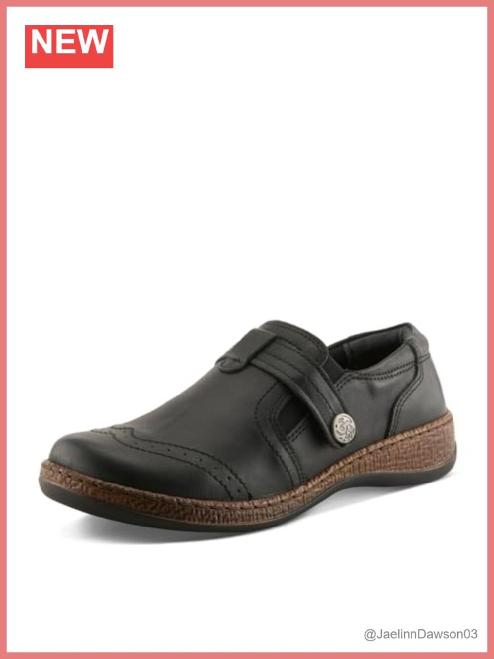 Genuine Leather Loafer Flats for Women - Round Toe Slip Ons